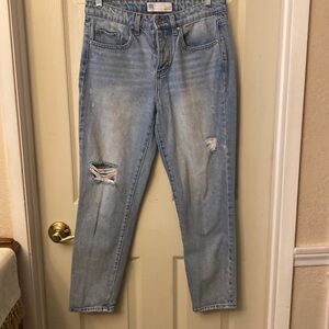RSQ women’s distressed boyfriend jeans size 25.